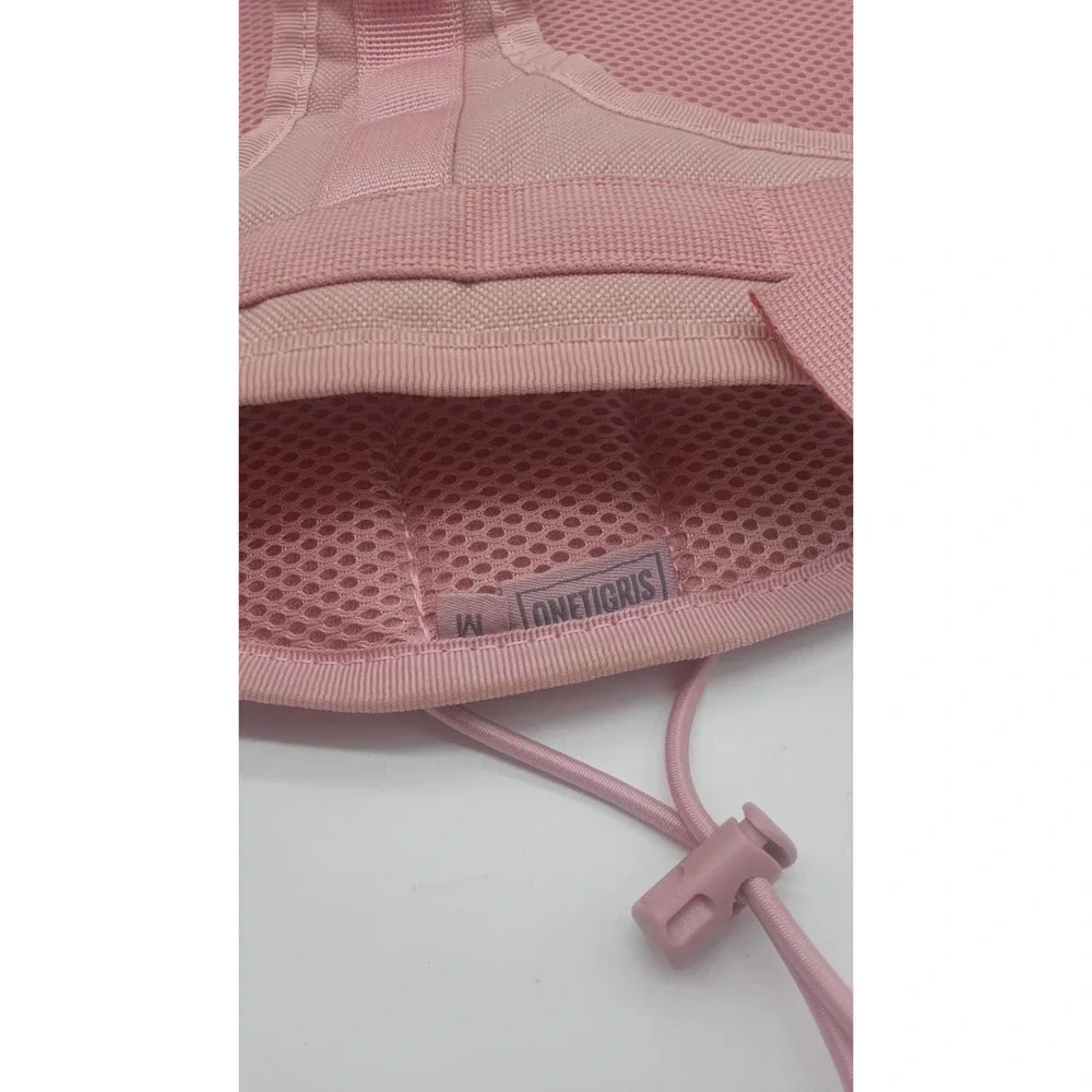 OneTigris Tactical Dog Harness Vest Pink Medium No-Pull Service Dog Training